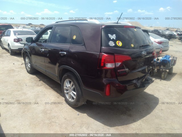 Photo 2 VIN: 5XYKT3A69FG572790 - KIA SORENTO 