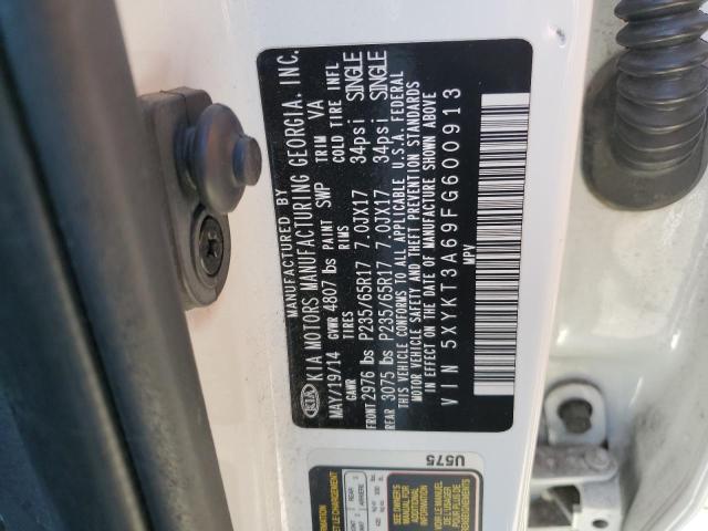 Photo 12 VIN: 5XYKT3A69FG600913 - KIA SORENTO 