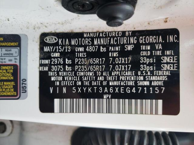 Photo 12 VIN: 5XYKT3A6XEG471157 - KIA SORENTO LX 