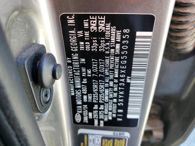 Photo 13 VIN: 5XYKT3A6XEG550358 - KIA SORENTO LX 