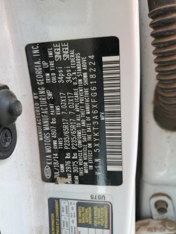 Photo 11 VIN: 5XYKT3A6XFG618224 - KIA SORENTO 