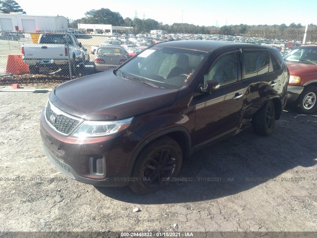 Photo 1 VIN: 5XYKT3A6XFG619809 - KIA SORENTO 