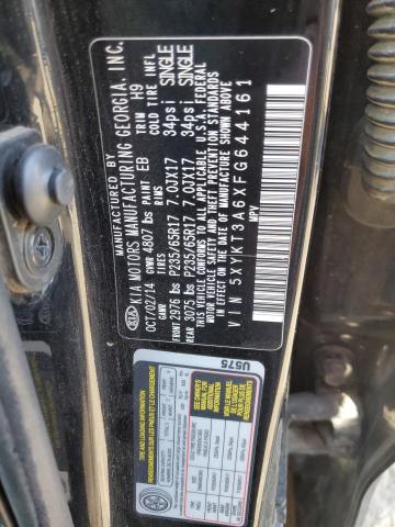 Photo 12 VIN: 5XYKT3A6XFG644161 - KIA SORENTO 