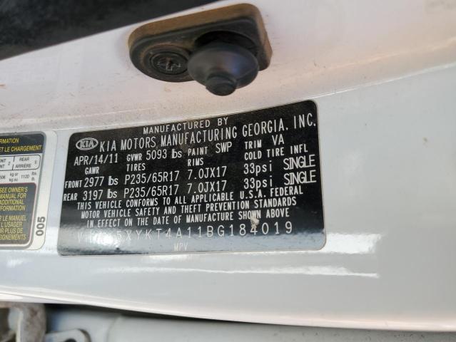 Photo 13 VIN: 5XYKT4A11BG184019 - KIA SORENTO BA 