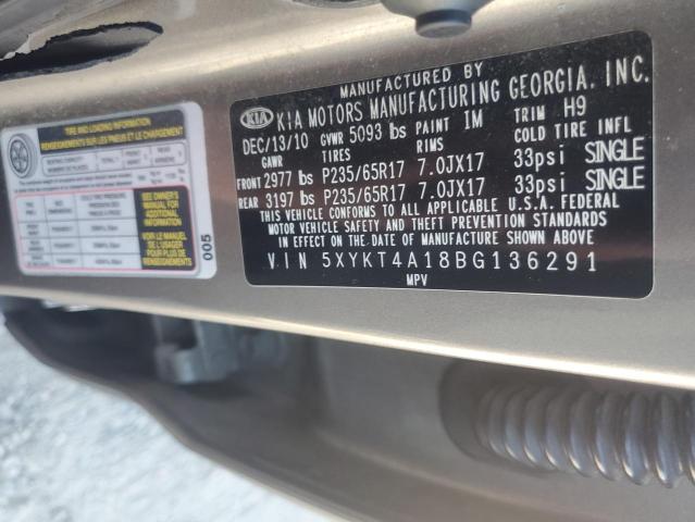 Photo 12 VIN: 5XYKT4A18BG136291 - KIA SORENTO BA 