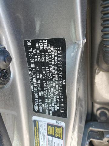 Photo 12 VIN: 5XYKT4A1XBG169194 - KIA SORENTO 