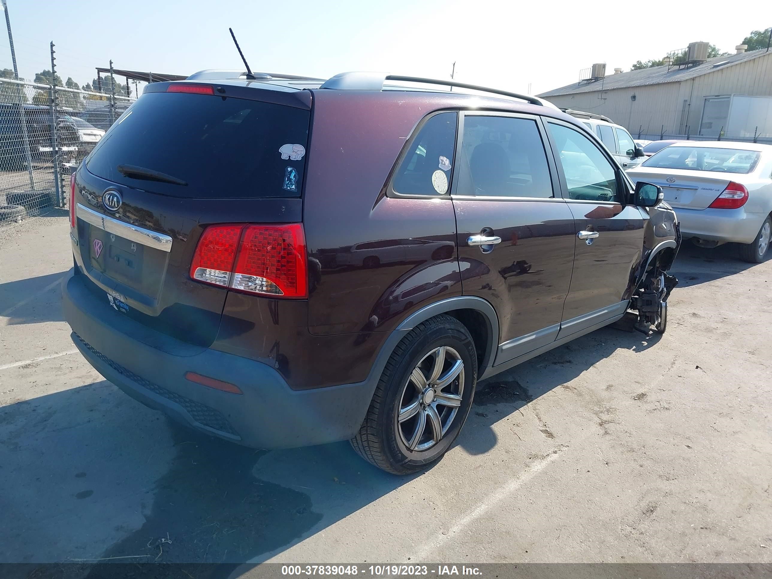 Photo 3 VIN: 5XYKT4A21BG125254 - KIA SORENTO 