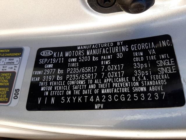 Photo 11 VIN: 5XYKT4A23CG253237 - KIA SORENTO 