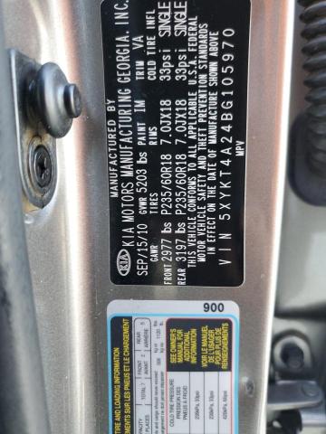 Photo 9 VIN: 5XYKT4A24BG105970 - KIA SORENTO BA 