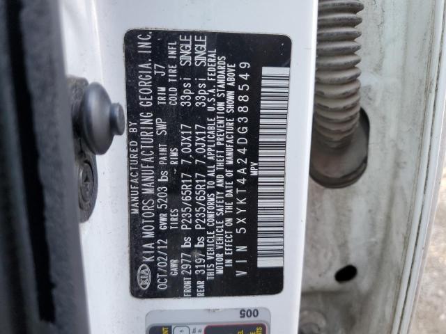 Photo 12 VIN: 5XYKT4A24DG388549 - KIA SORENTO 