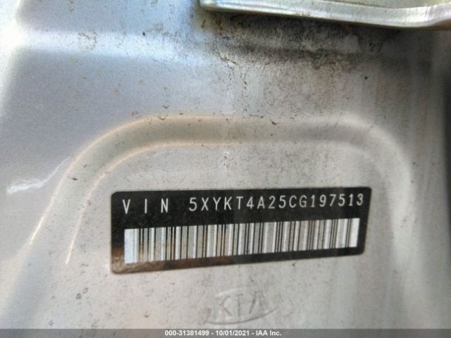 Photo 8 VIN: 5XYKT4A25CG197513 - KIA SORENTO 