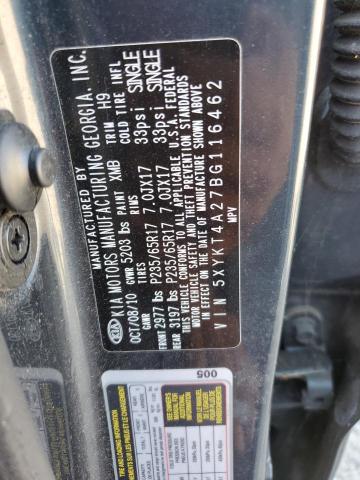 Photo 11 VIN: 5XYKT4A27BG116462 - KIA SORENTO BA 