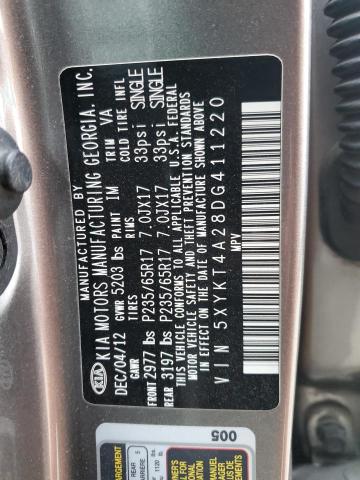 Photo 12 VIN: 5XYKT4A28DG411220 - KIA SORENTO 