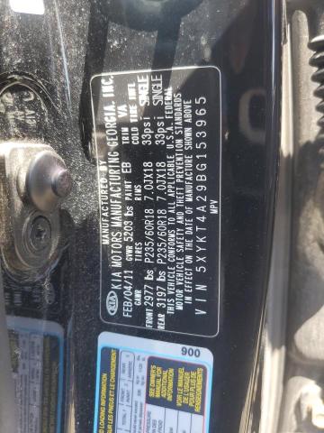 Photo 12 VIN: 5XYKT4A29BG153965 - KIA SORENTO 