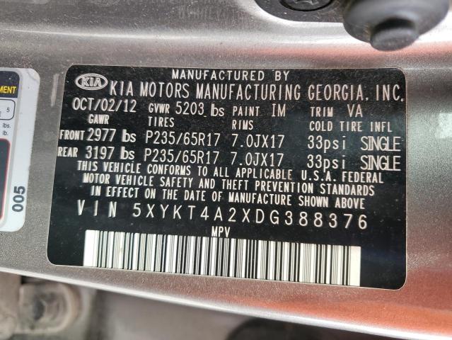 Photo 11 VIN: 5XYKT4A2XDG388376 - KIA SORENTO 