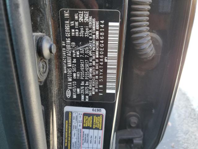 Photo 13 VIN: 5XYKT4A60EG468144 - KIA SORENTO 