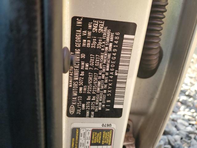 Photo 12 VIN: 5XYKT4A60EG491486 - KIA SORENTO LX 