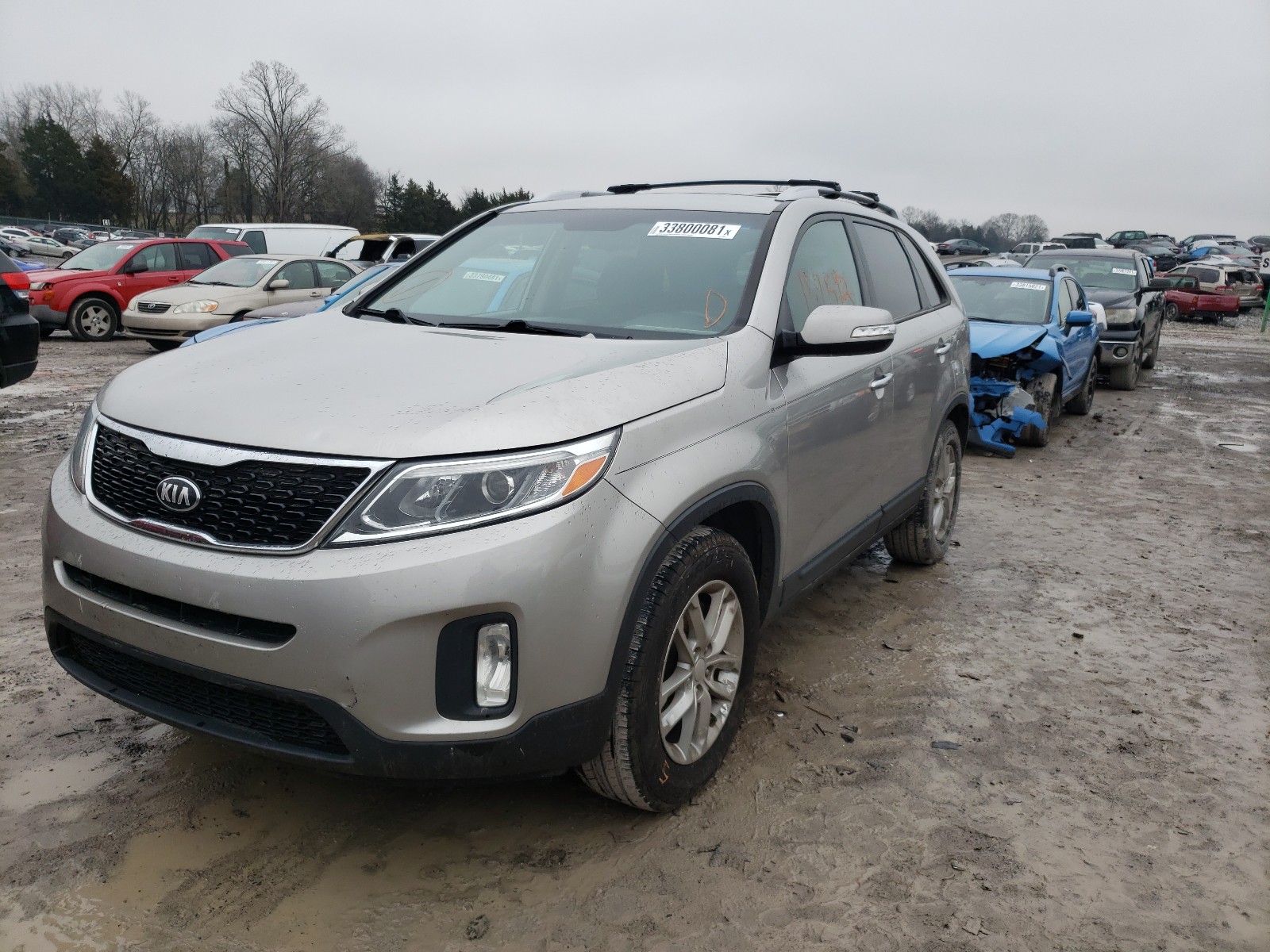 Photo 1 VIN: 5XYKT4A60EG533414 - KIA SORENTO LX 