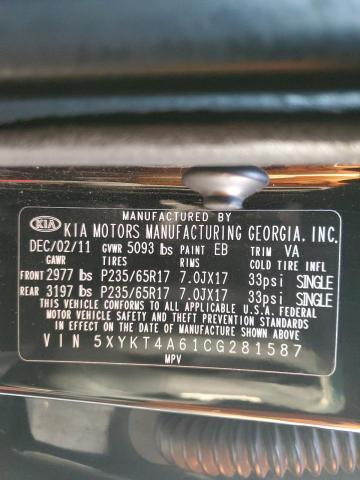 Photo 12 VIN: 5XYKT4A61CG281587 - KIA SORENTO BA 