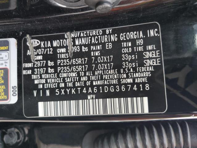 Photo 13 VIN: 5XYKT4A61DG367418 - KIA SORENTO 