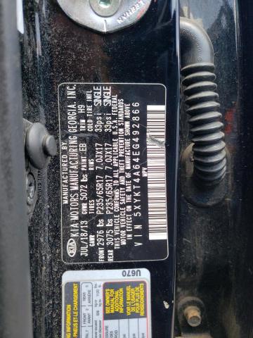 Photo 12 VIN: 5XYKT4A64EG492866 - KIA SORENTO LX 