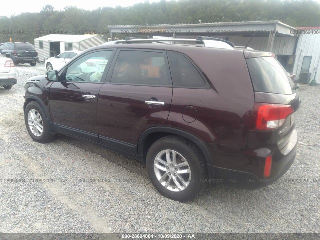 Photo 2 VIN: 5XYKT4A64FG603742 - KIA SORENTO 