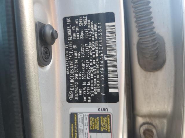 Photo 12 VIN: 5XYKT4A67EG485801 - KIA SORENTO LX 