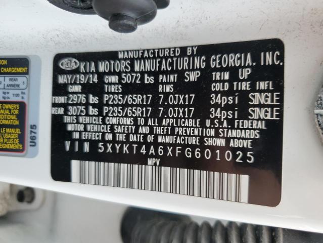 Photo 12 VIN: 5XYKT4A6XFG601025 - KIA SORENTO 