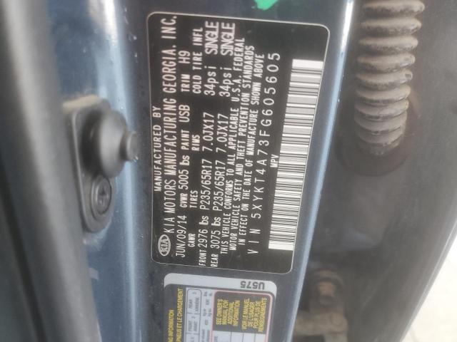 Photo 13 VIN: 5XYKT4A73FG605605 - KIA SORENTO LX 