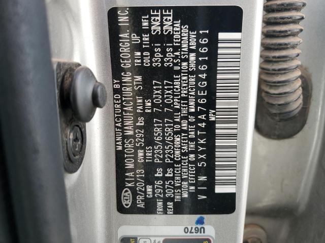 Photo 11 VIN: 5XYKT4A76EG461661 - KIA SORENTO LX 