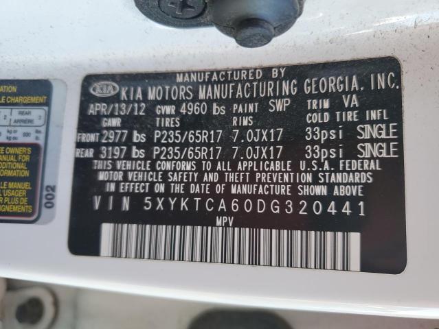 Photo 12 VIN: 5XYKTCA60DG320441 - KIA SORENTO LX 