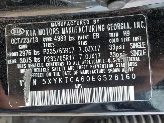 Photo 12 VIN: 5XYKTCA60EG528160 - KIA SORENTO 