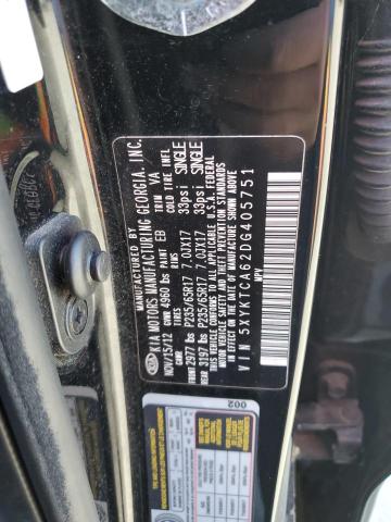 Photo 11 VIN: 5XYKTCA62DG405751 - KIA SORENTO 