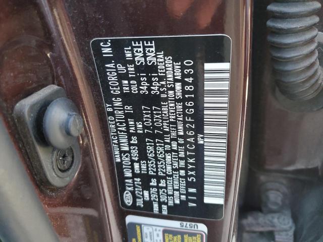 Photo 13 VIN: 5XYKTCA62FG618430 - KIA SORENTO 