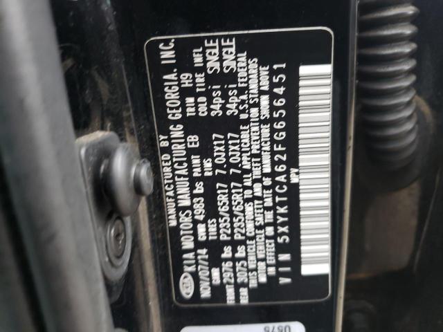 Photo 12 VIN: 5XYKTCA62FG656451 - KIA SORENTO LX 