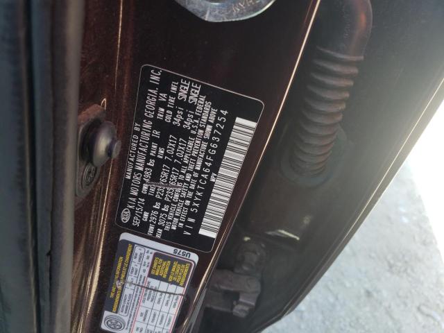 Photo 11 VIN: 5XYKTCA64FG637254 - KIA SORENTO LX 