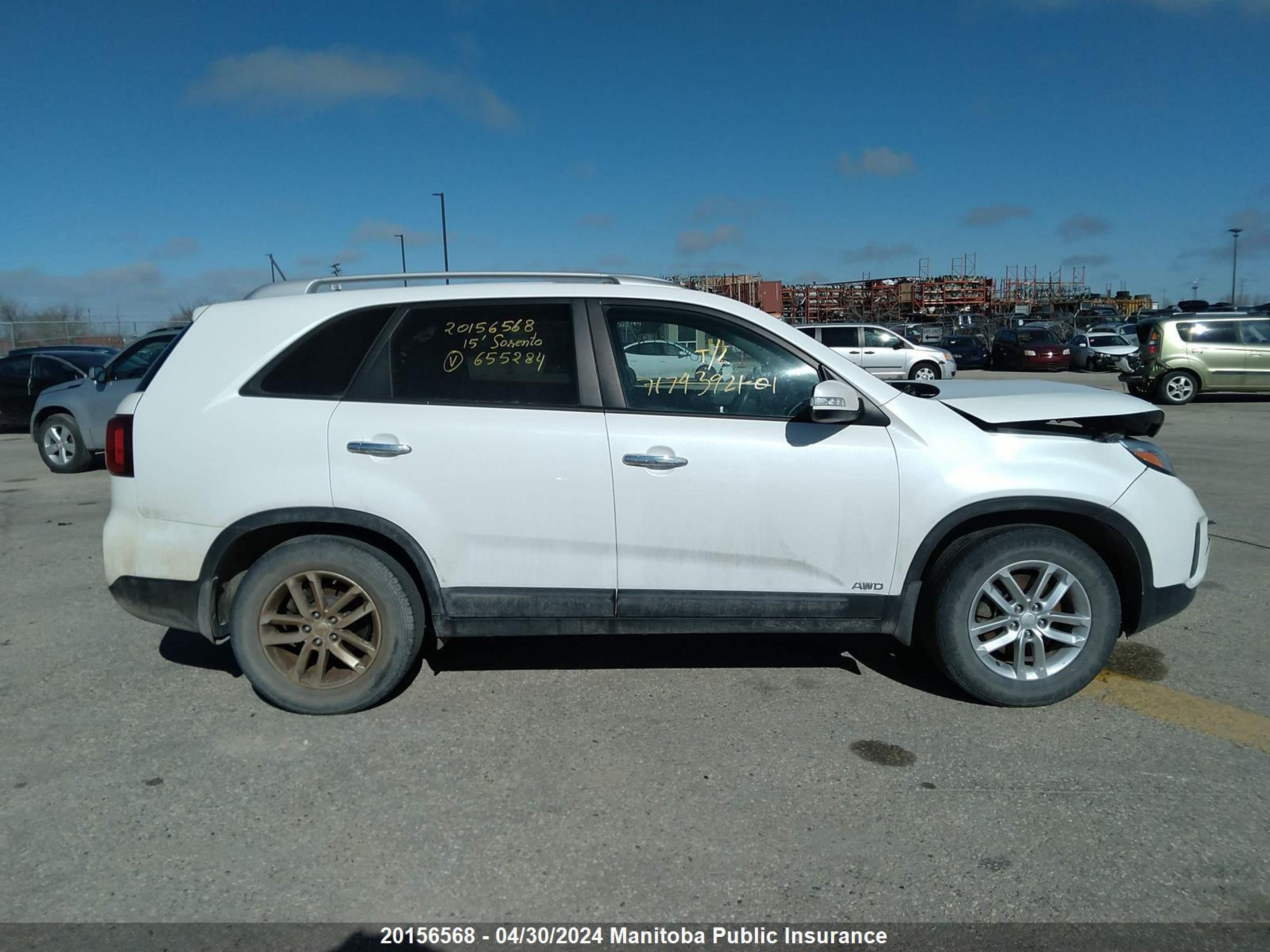 Photo 12 VIN: 5XYKTCA64FG655284 - KIA SORENTO 