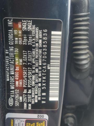 Photo 11 VIN: 5XYKTCA67DG385836 - KIA SORENTO 