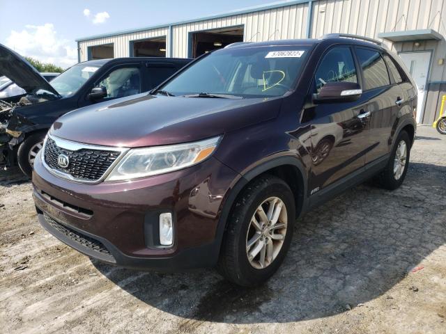 Photo 1 VIN: 5XYKTCA68EG541528 - KIA SORENTO LX 