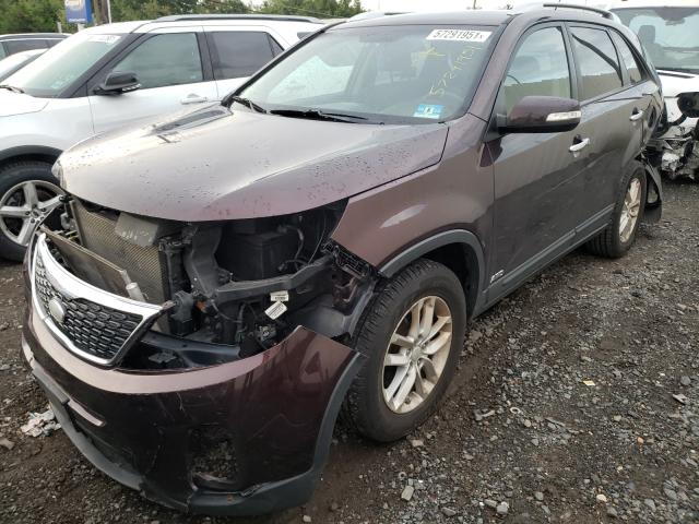 Photo 1 VIN: 5XYKTCA69FG587225 - KIA SORENTO LX 