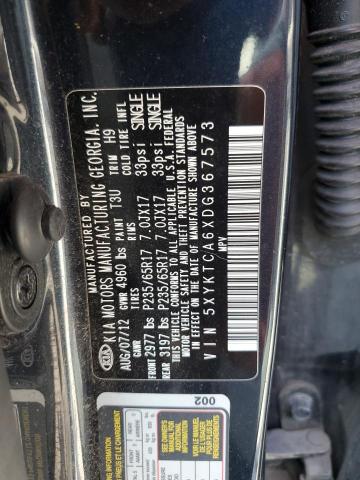 Photo 12 VIN: 5XYKTCA6XDG367573 - KIA SORENTO 