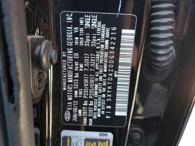 Photo 11 VIN: 5XYKTDA20DG342216 - KIA SORENTO LX 