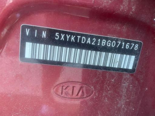 Photo 9 VIN: 5XYKTDA21BG071678 - KIA SORENTO BA 