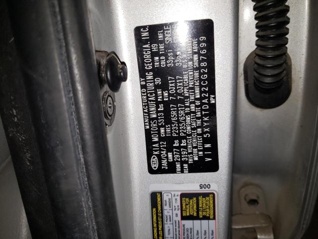 Photo 12 VIN: 5XYKTDA22CG287699 - KIA SORENTO BA 