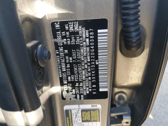 Photo 11 VIN: 5XYKTDA22DG403887 - KIA SORENTO 