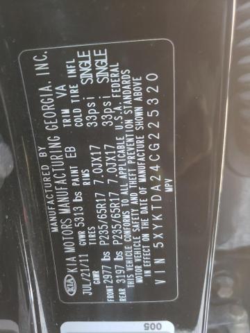 Photo 9 VIN: 5XYKTDA24CG225320 - KIA SORENTO BA 