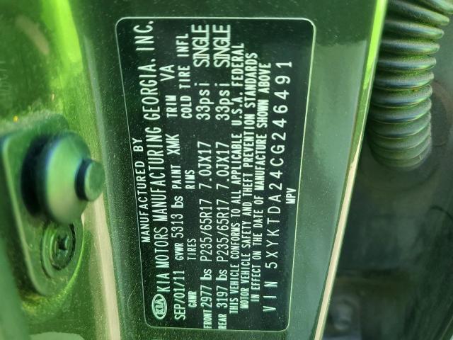 Photo 12 VIN: 5XYKTDA24CG246491 - KIA SORENTO BA 