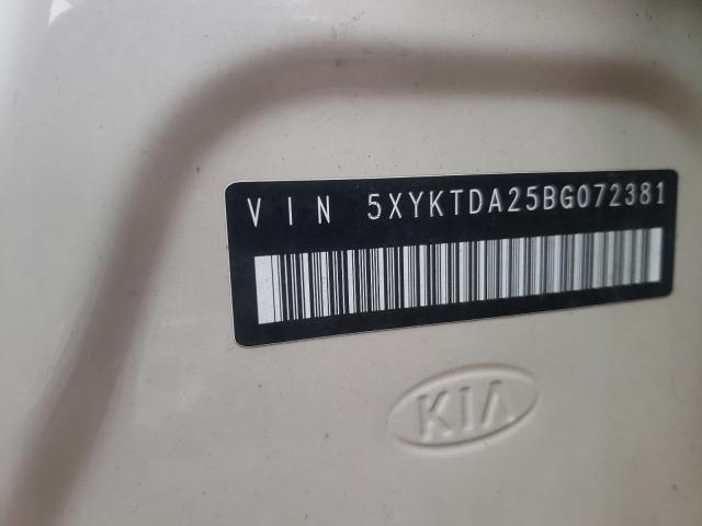 Photo 9 VIN: 5XYKTDA25BG072381 - KIA SORENTO BA 