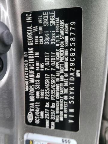 Photo 11 VIN: 5XYKTDA29CG258779 - KIA SORENTO 