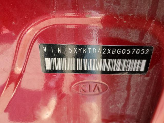 Photo 12 VIN: 5XYKTDA2XBG057052 - KIA SORENTO BA 